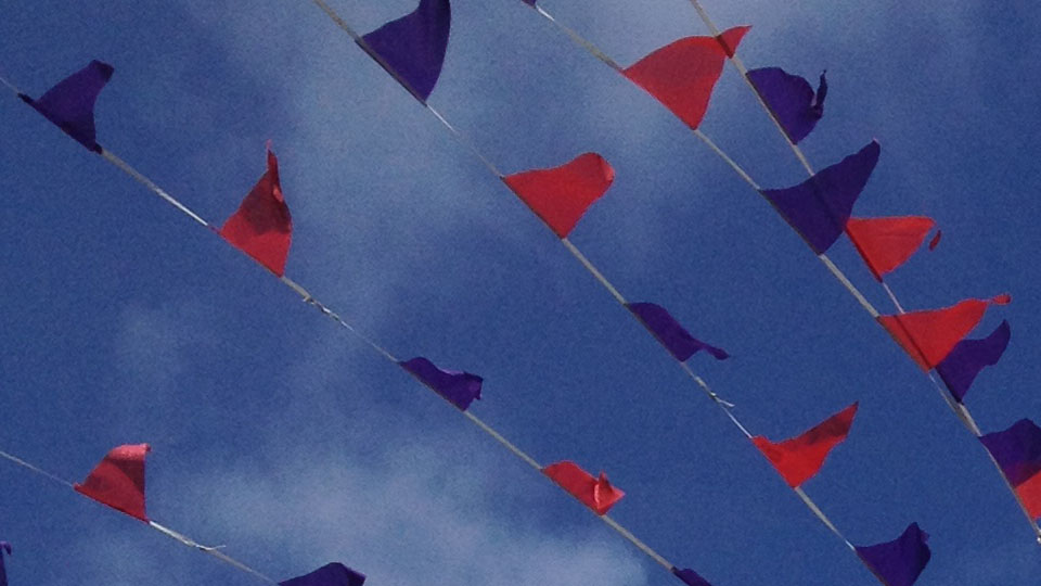 Festival Flags at Truro Festival