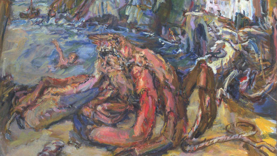 Czech expressionist painting from Oskar Kokoschk
