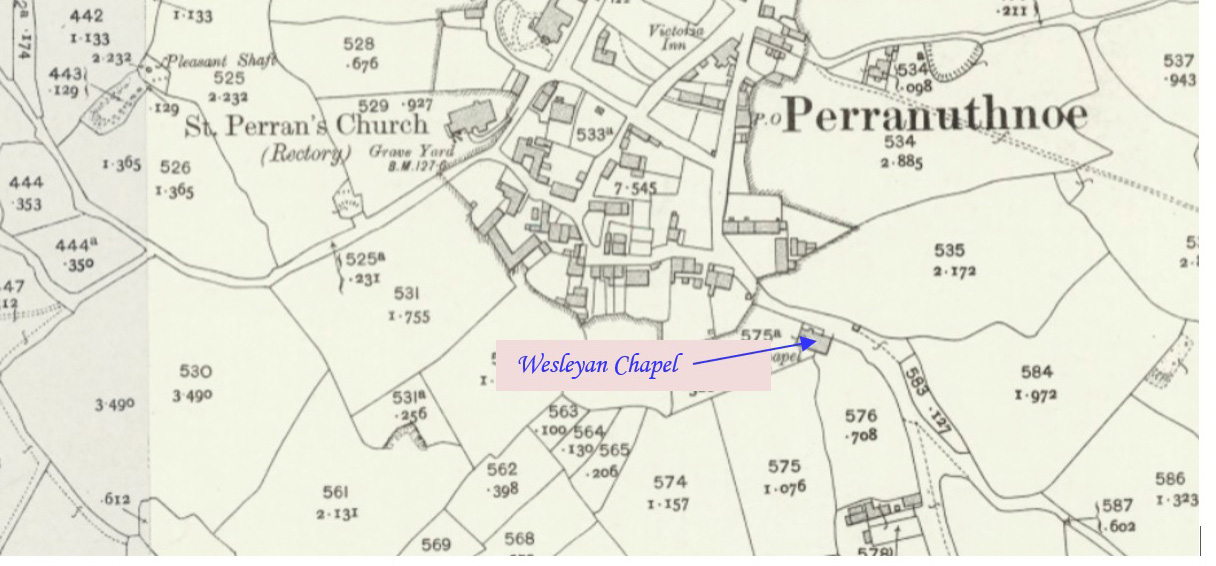 Mapping Methodism – Perranuthnoe Wesleyan Chapel – Cornish Story